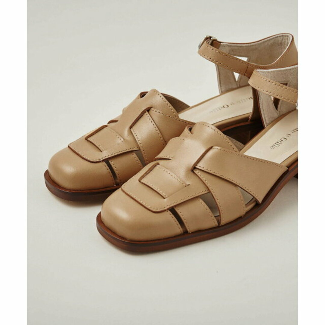 Odette e Odile(オデットエオディール)の【BEIGE】グルカパターン フラット35↑ レディースの靴/シューズ(ハイヒール/パンプス)の商品写真