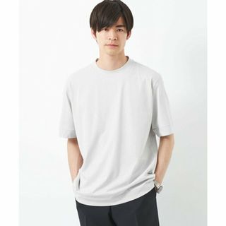 ユナイテッドアローズグリーンレーベルリラクシング(UNITED ARROWS green label relaxing)の【LT.GRAY】<gim>プラチナフェイスコットン Tシャツ(Tシャツ/カットソー(半袖/袖なし))