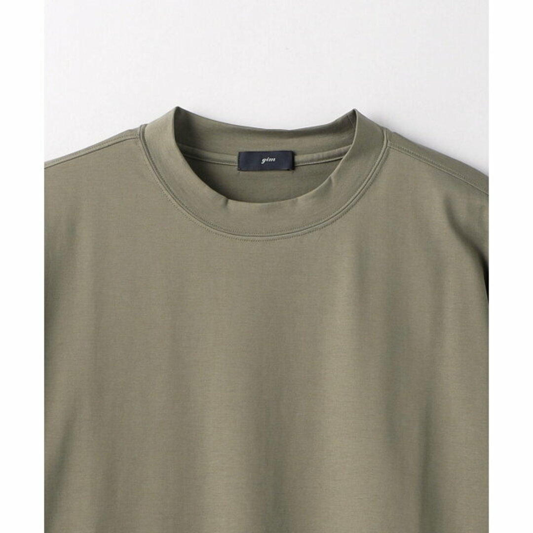 UNITED ARROWS green label relaxing(ユナイテッドアローズグリーンレーベルリラクシング)の【OLIVE】<gim>プラチナフェイスコットン Tシャツ メンズのトップス(Tシャツ/カットソー(半袖/袖なし))の商品写真