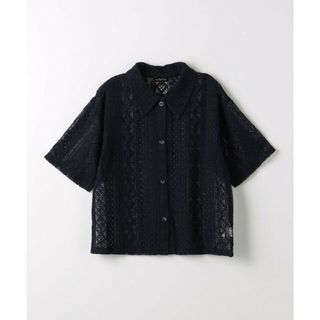 ユナイテッドアローズグリーンレーベルリラクシング(UNITED ARROWS green label relaxing)の【NAVY】TJ レースシャツ カーディガン 150cm-160cm(その他)