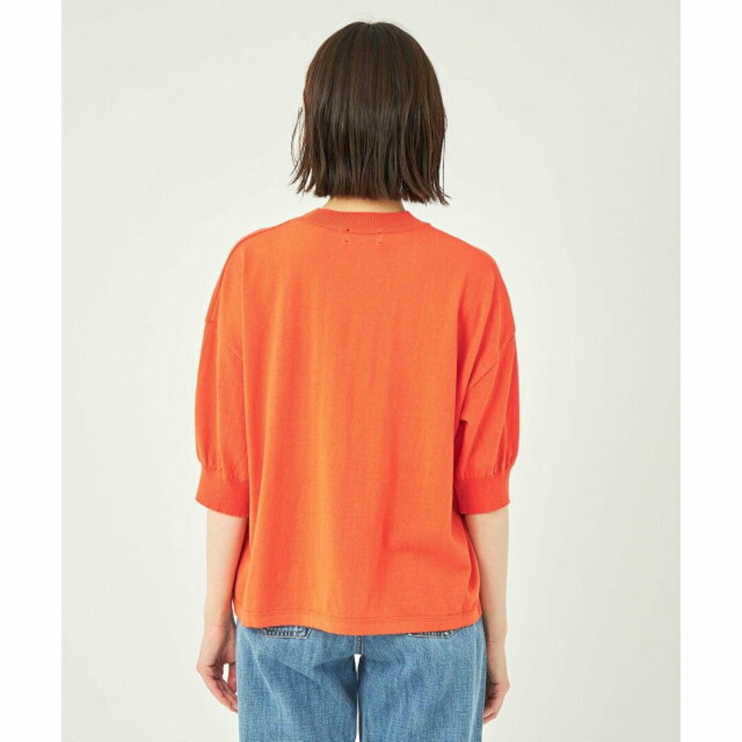 UNITED ARROWS green label relaxing(ユナイテッドアローズグリーンレーベルリラクシング)の【ORANGE】<MEYAME> コットン ニット T レディースのトップス(ニット/セーター)の商品写真