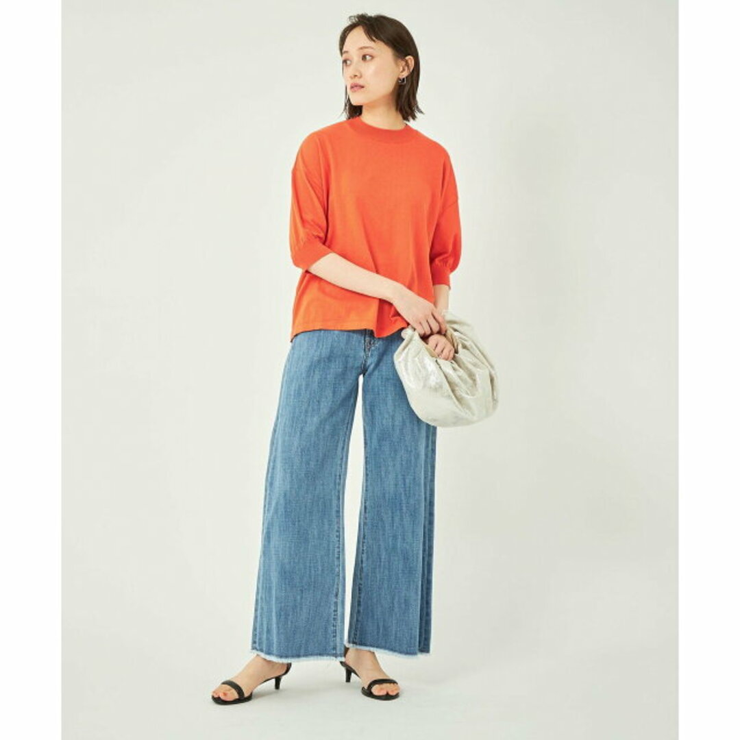 UNITED ARROWS green label relaxing(ユナイテッドアローズグリーンレーベルリラクシング)の【ORANGE】【FREE】<MEYAME> コットン ニット T レディースのトップス(ニット/セーター)の商品写真