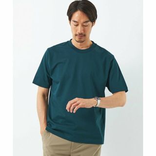 ユナイテッドアローズグリーンレーベルリラクシング(UNITED ARROWS green label relaxing)の【DK.GREEN】DUADRY CLEAN バーズアイ クルーネック Tシャツ -吸水速乾・抗菌-(その他)