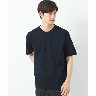 ユナイテッドアローズグリーンレーベルリラクシング(UNITED ARROWS green label relaxing)の【NAVY】DUADRY CLEAN バーズアイ クルーネック Tシャツ -吸水速乾・抗菌-(その他)