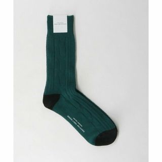 ユナイテッドアローズグリーンレーベルリラクシング(UNITED ARROWS green label relaxing)の【DK.GREEN】ローゲージ ケーブル ソックス(ソックス)