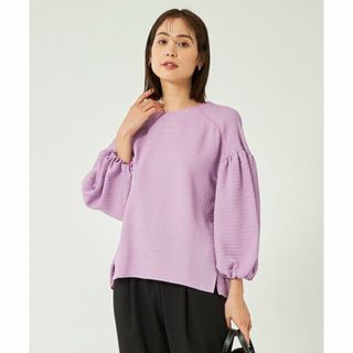 ユナイテッドアローズグリーンレーベルリラクシング(UNITED ARROWS green label relaxing)の【LILAC】ソデボリューム ジャカード ブラウス(シャツ/ブラウス(長袖/七分))