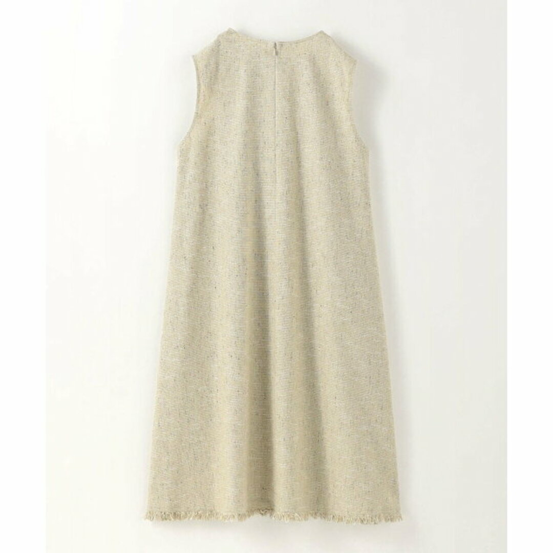 steven alan(スティーブンアラン)の【BEIGE】<Steven Alan>COTTON TWEED FRINGE DRESS/ワンピース レディースのワンピース(ロングワンピース/マキシワンピース)の商品写真