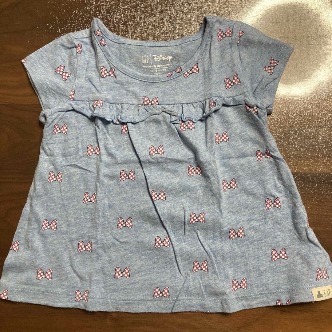 babyGAP(ベビーギャップ)の【GAP】ディズニー ミニーマウス柄 セットアップ キッズ/ベビー/マタニティのベビー服(~85cm)(Ｔシャツ)の商品写真