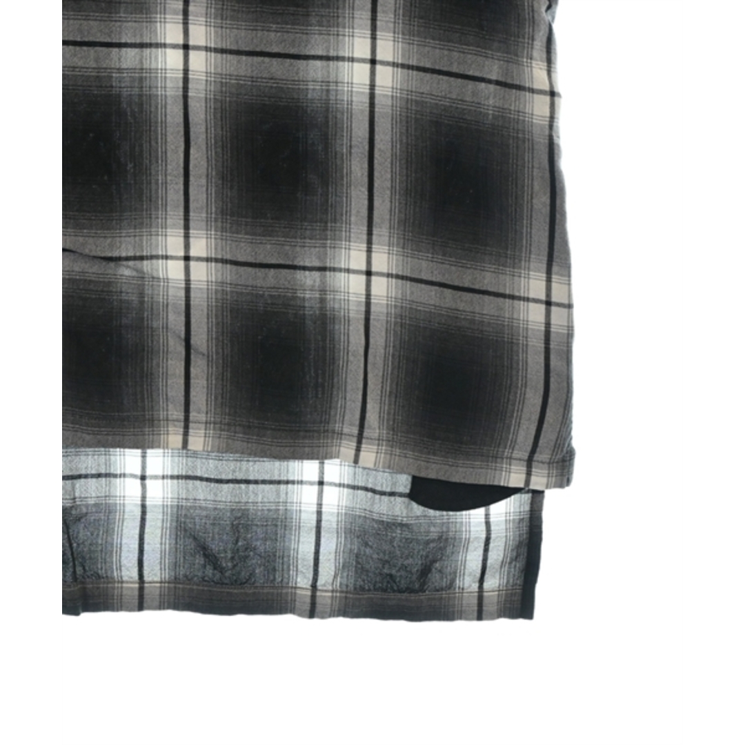 SUNSEA(サンシー)のSUNSEA カジュアルシャツ 2(M位) 黒xグレーx白系(チェック) 【古着】【中古】 メンズのトップス(シャツ)の商品写真