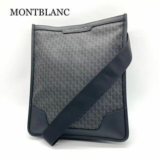 モンブラン(MONTBLANC)の【未使用級】MONTBLANC モンブラン ショルダーバッグ 総柄 ロゴ 肩掛け(ショルダーバッグ)