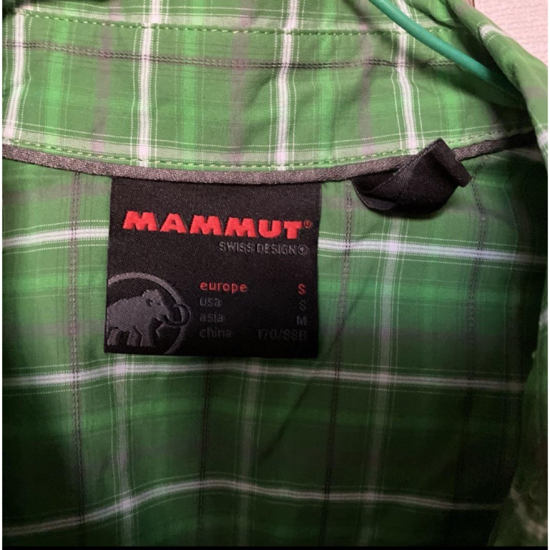 Mammut(マムート)の送料込　マムート　グリーン　シャツ　S メンズのトップス(シャツ)の商品写真