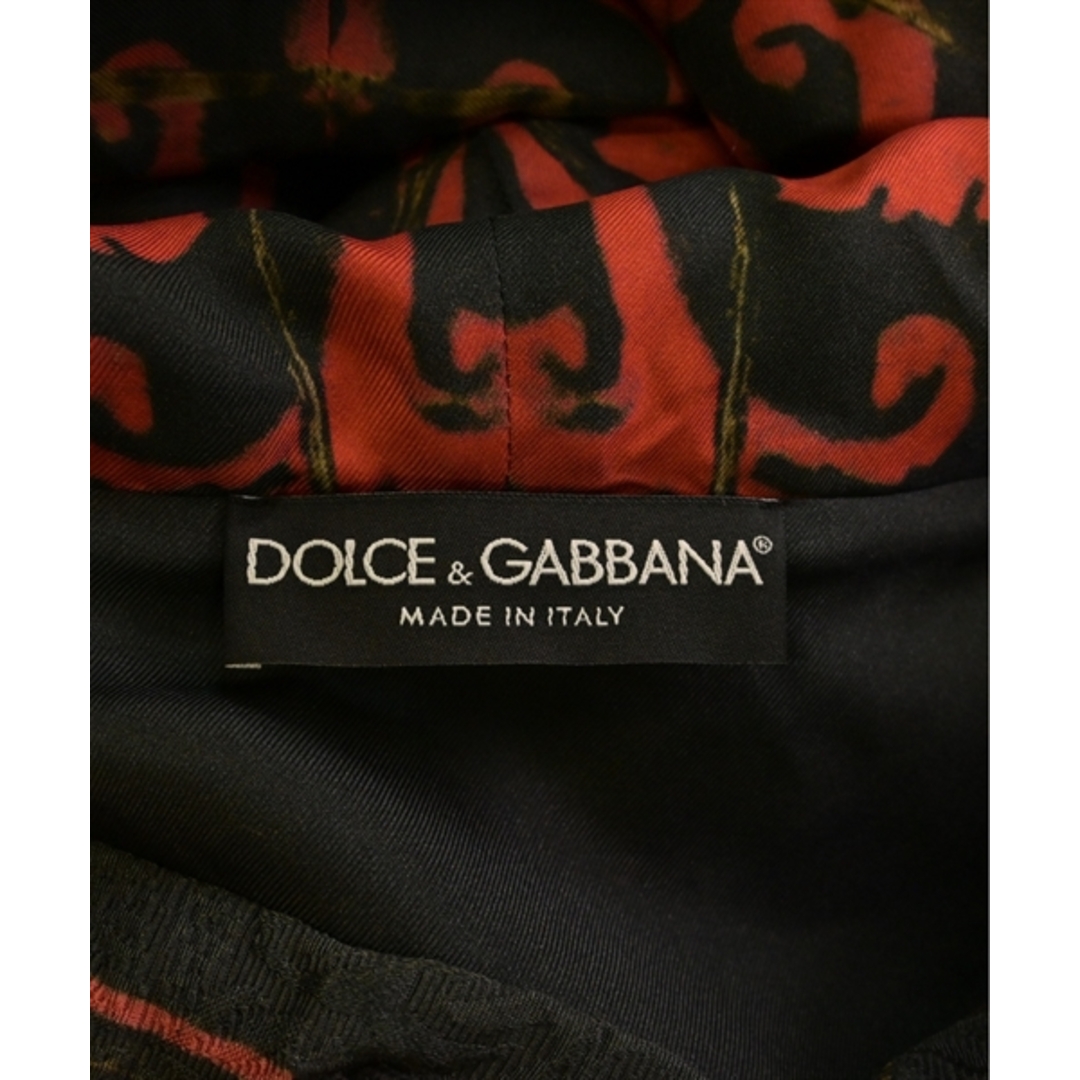 DOLCE&GABBANA(ドルチェアンドガッバーナ)のDOLCE&GABBANA パーカー 52(XXL位) 黒x赤(総柄) 【古着】【中古】 メンズのトップス(パーカー)の商品写真