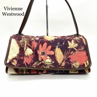 ヴィヴィアンウエストウッド(Vivienne Westwood)の【希少☆美品】ヴィヴィアンウエストウッド 花柄 ハンドバッグ オーブ レザー(ハンドバッグ)