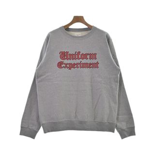 ユニフォームエクスペリメント(uniform experiment)のuniform experiment スウェット 2(M位) グレー 【古着】【中古】(スウェット)