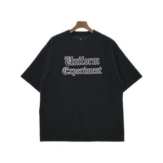 ユニフォームエクスペリメント(uniform experiment)のuniform experiment Tシャツ・カットソー 1(S位) 黒 【古着】【中古】(Tシャツ/カットソー(半袖/袖なし))