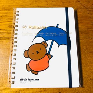 ミッフィー(miffy)の【ブルーナ絵本展限定】　ロルバーン ポケット付メモL(ノート/メモ帳/ふせん)