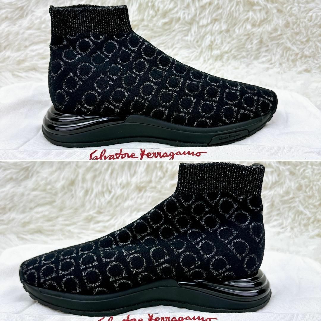 Salvatore Ferragamo(サルヴァトーレフェラガモ)の未使用級　希少 Salvatore Ferragamo ソックススニーカー レディースの靴/シューズ(スニーカー)の商品写真