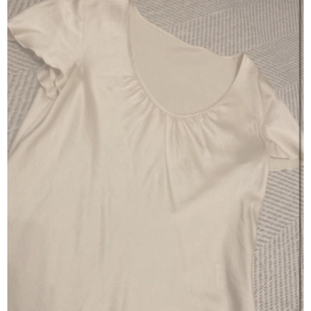 dinos(ディノス)のディノス　Cara 高級シルク トップス 半袖 レディースのトップス(シャツ/ブラウス(半袖/袖なし))の商品写真