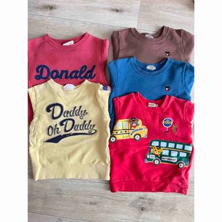 ミキハウス(mikihouse)のミキハウス　DADDY OH DADDY  スウェット　トレーナー　長袖　100(Tシャツ/カットソー)