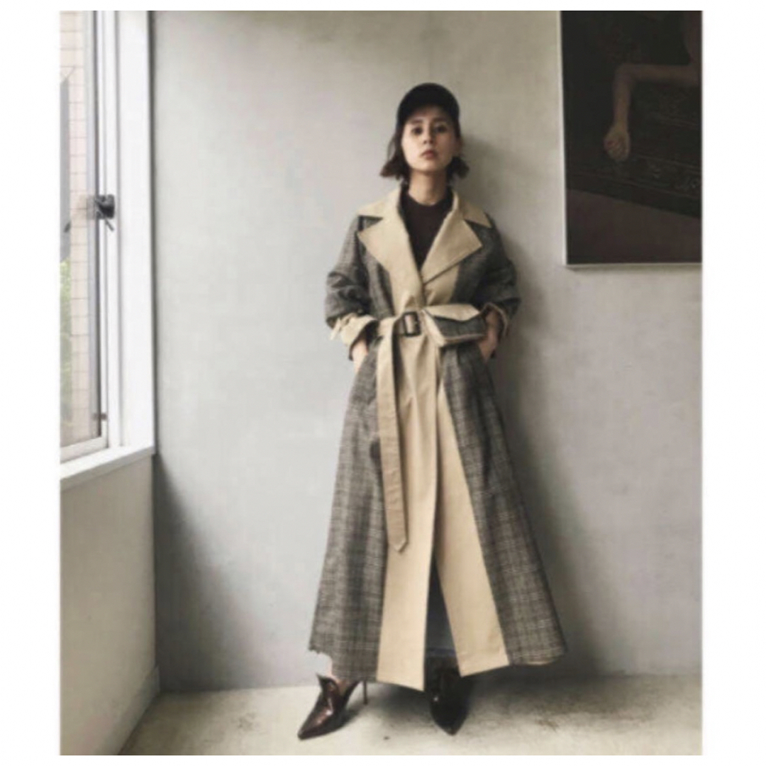 Ameri VINTAGE(アメリヴィンテージ)のAmeri アメリヴィンテージ　REVERSIBLE TRENCH COAT レディースのジャケット/アウター(トレンチコート)の商品写真