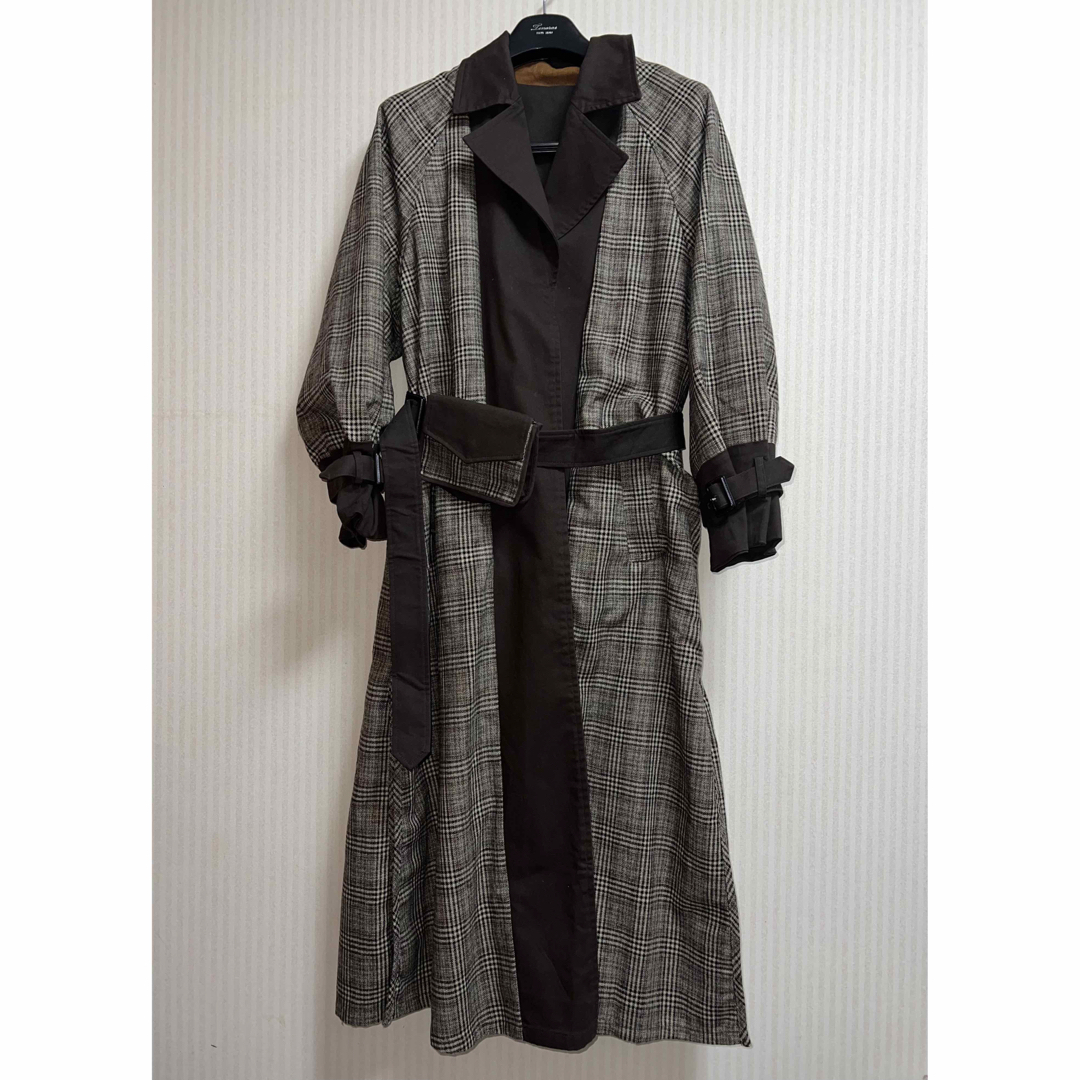 Ameri VINTAGE(アメリヴィンテージ)のAmeri アメリヴィンテージ　REVERSIBLE TRENCH COAT レディースのジャケット/アウター(トレンチコート)の商品写真