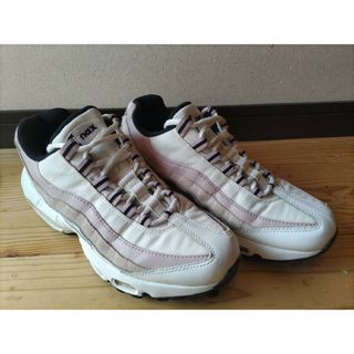 ナイキ(NIKE)のNIKE エアマックス95 ホワイト/ピンク/ブラック 23.5cm(スニーカー)