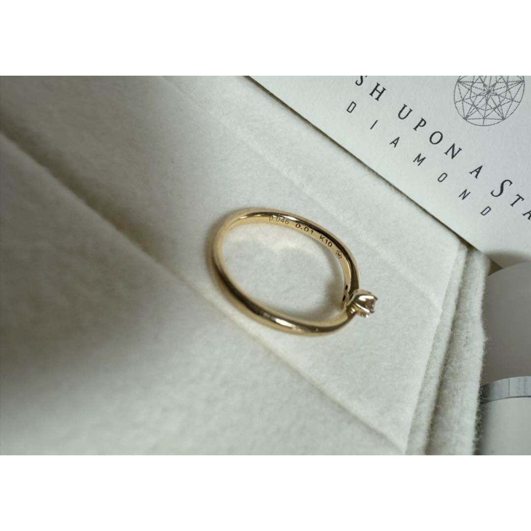 festaria bijou SOPHIA(フェスタリアビジュソフィア)のフェスタリア　K10 ダイヤ　ピンキーリング レディースのアクセサリー(リング(指輪))の商品写真
