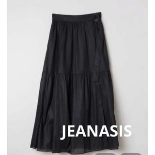 ジーナシス(JEANASIS)の♢新品タグ付♢ ジーナシス ギャザースカート フレアスカート ロングスカート(ロングスカート)