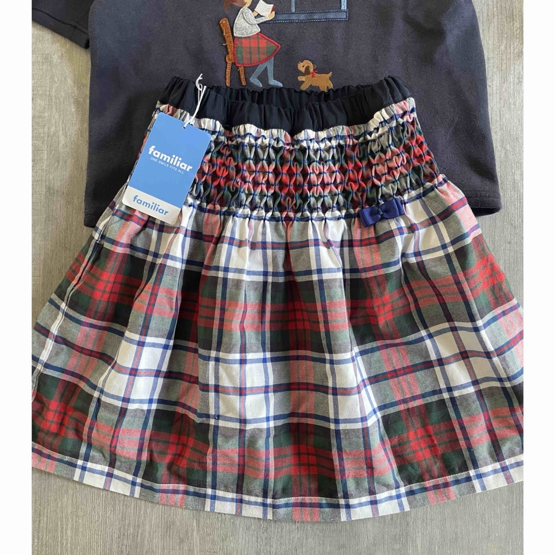 familiar(ファミリア)のファミリア♡スカート新品 キッズ/ベビー/マタニティのキッズ服女の子用(90cm~)(スカート)の商品写真