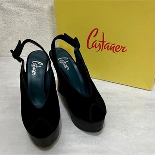 カスタニエール(Castaner)のCastaner カスタニエール ESTELLE 906 ブラック 38(ハイヒール/パンプス)