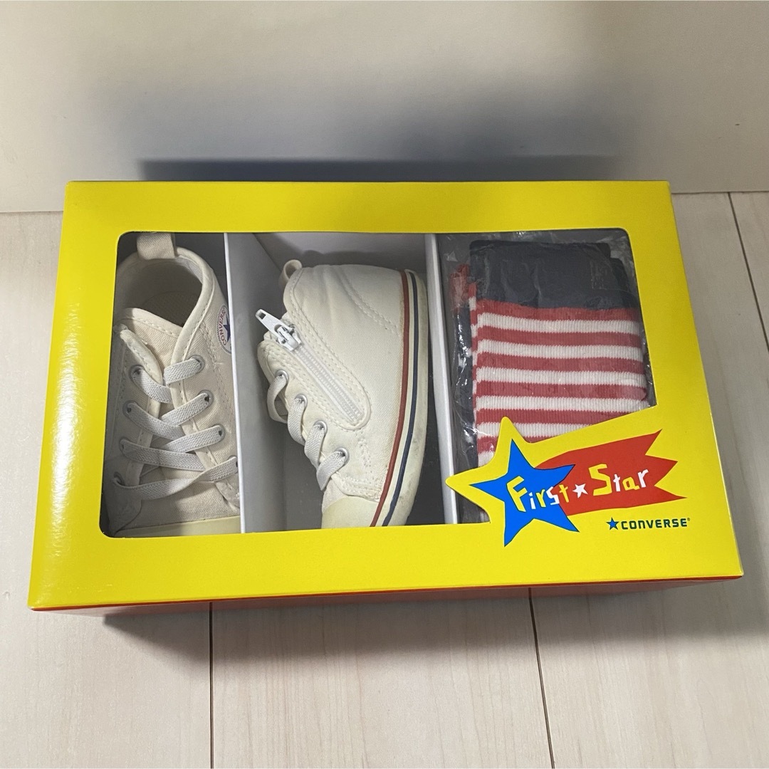 ALL STAR（CONVERSE）(オールスター)のコンバース　オールスター　ファーストスター　ベビースニーカー　14.5cm キッズ/ベビー/マタニティのベビー靴/シューズ(~14cm)(スニーカー)の商品写真