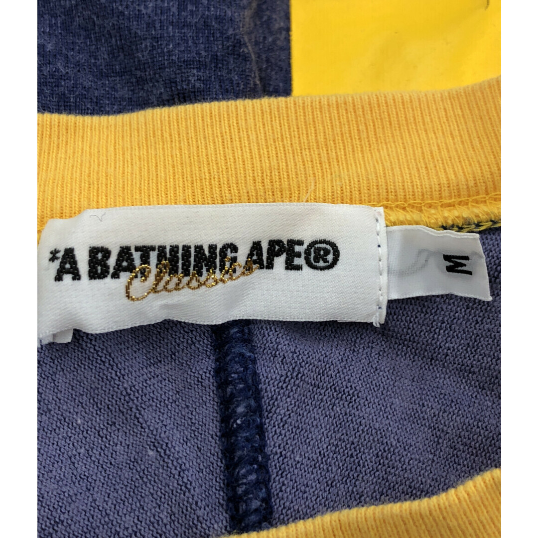 A BATHING APE(アベイシングエイプ)のアベイシングエイプ A BATHING APE 七分袖Tシャツ メンズ M メンズのトップス(その他)の商品写真