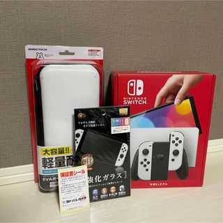 ニンテンドースイッチ(Nintendo Switch)の【新品未開封】Nintendo Switch 有機EL 本体 3点セット(家庭用ゲーム機本体)