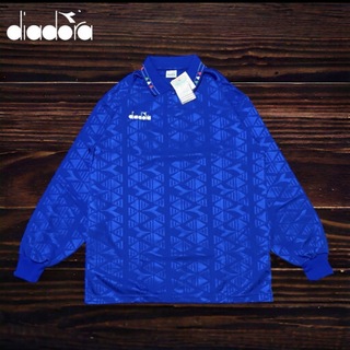 DIADORA - レア　90s イタリア代表　ディアドラ　長袖ゲームシャツ　新品未使用タグ付き