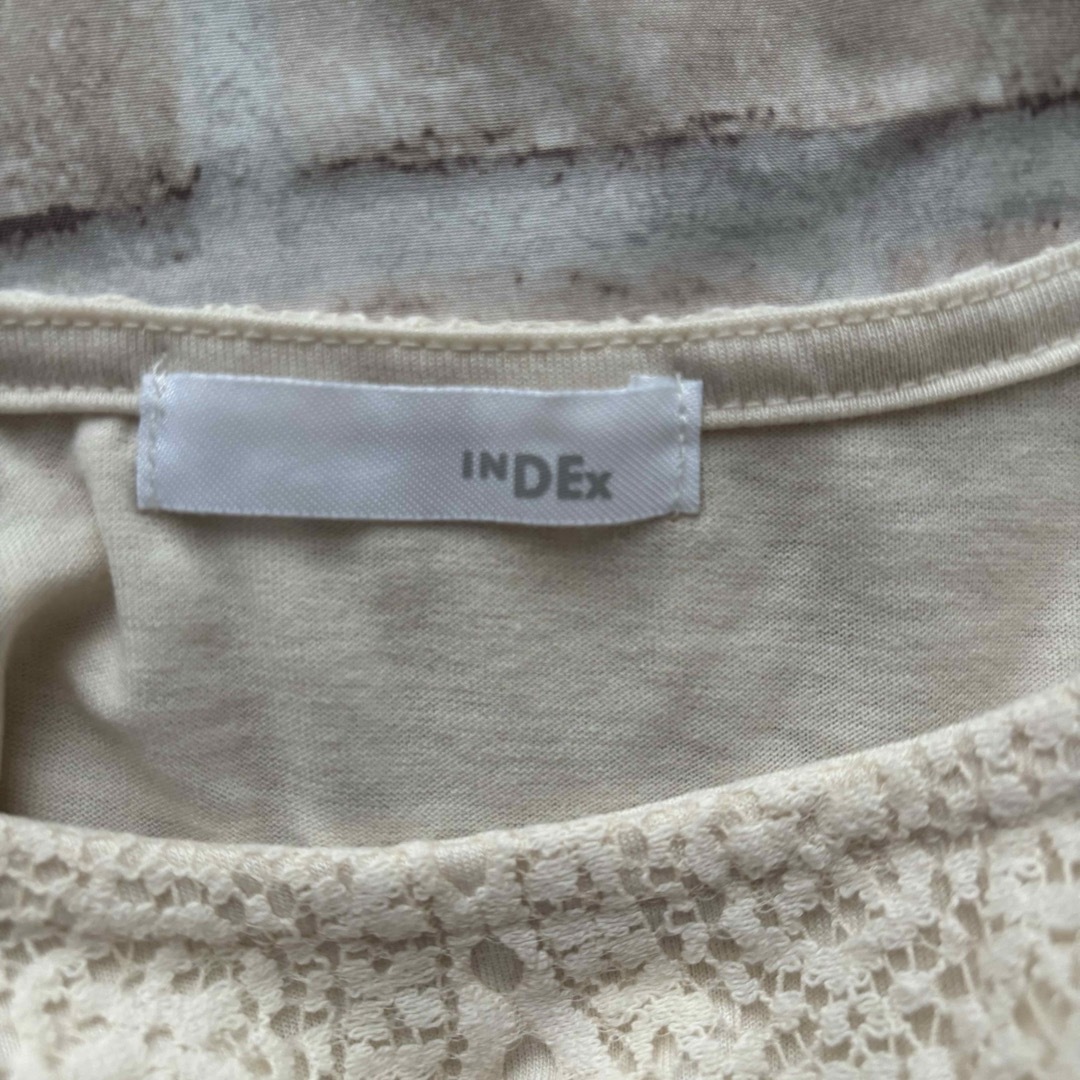 INDEX(インデックス)のレーストップス レディースのトップス(カットソー(半袖/袖なし))の商品写真