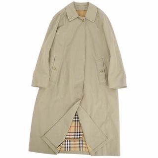 バーバリー(BURBERRY)のVintage バーバリー Burberrys コート 英国製 ステンカラーコート バルマカーンコート コットン100％ アウター レディース 8(M相当) カーキ(その他)