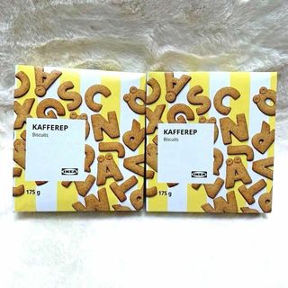 イケア(IKEA)のイケア カッフェレプ アルファベットビスケット2箱(菓子/デザート)