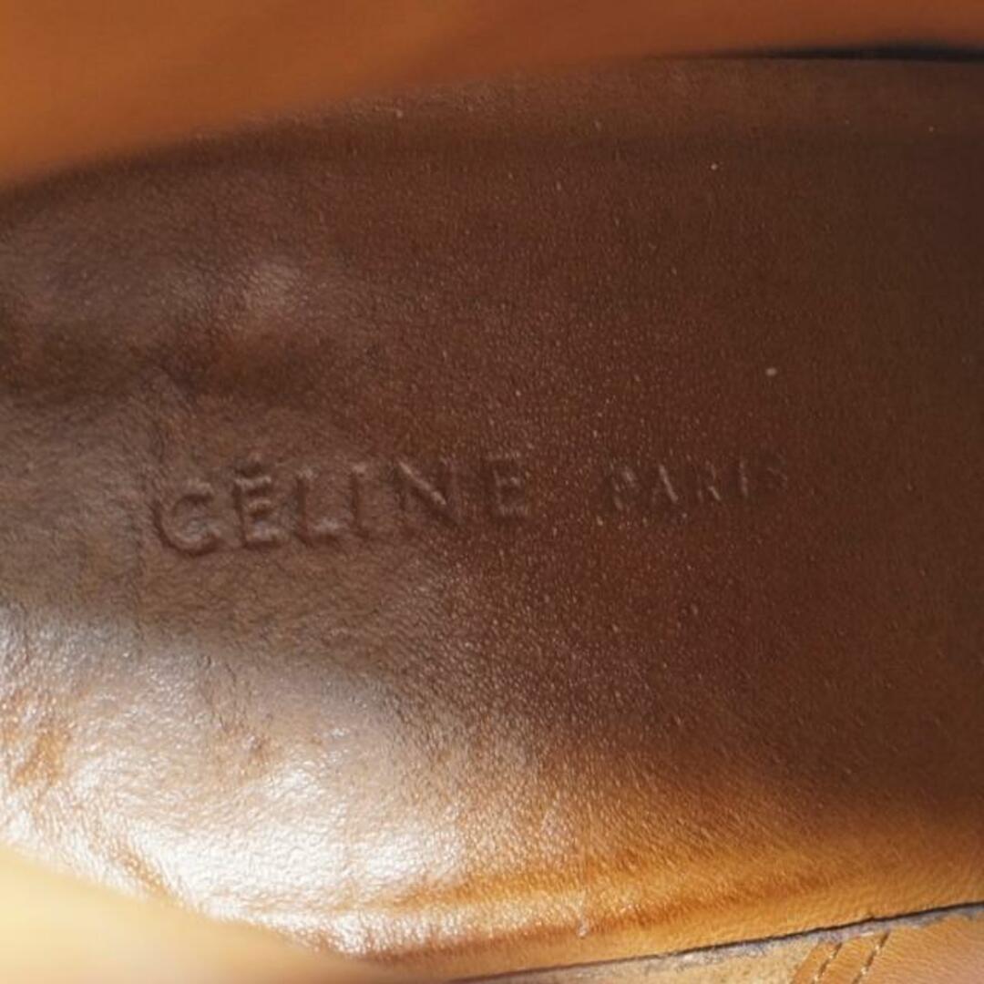 celine(セリーヌ)のCELINE(セリーヌ) ショートブーツ 37 レディース - ボルドー アウトソール張替済 レザー レディースの靴/シューズ(ブーツ)の商品写真