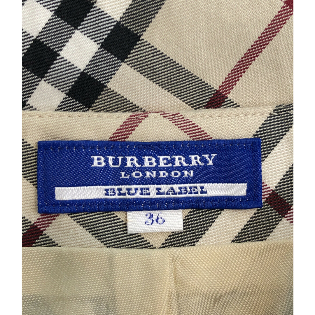 BURBERRY BLUE LABEL(バーバリーブルーレーベル)の美品 バーバリーブルーレーベル キャミソールワンピース レディース 36 レディースのトップス(キャミソール)の商品写真