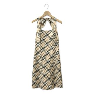 バーバリーブルーレーベル(BURBERRY BLUE LABEL)の美品 バーバリーブルーレーベル キャミソールワンピース レディース 36(キャミソール)