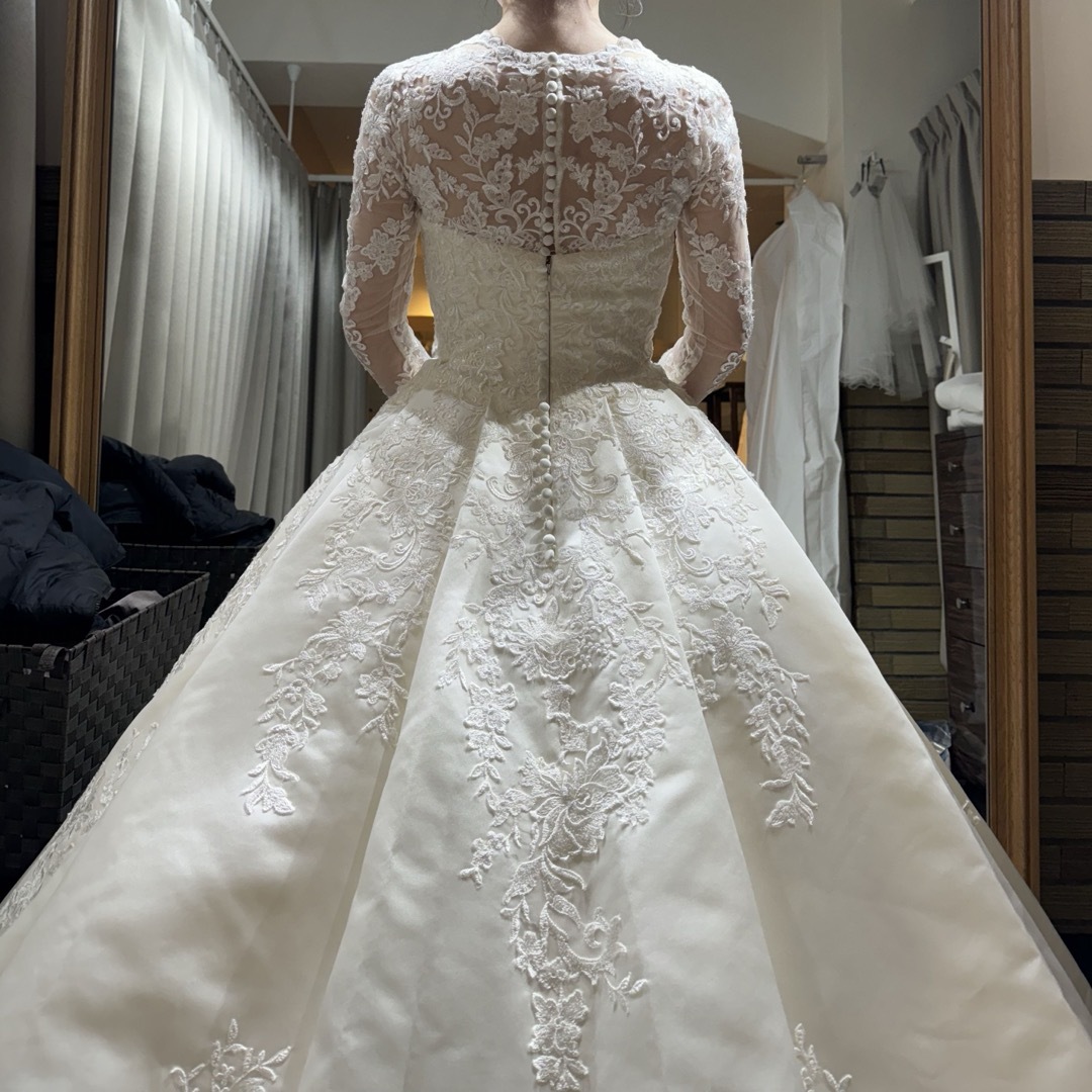 Vera Wang(ヴェラウォン)のウェディングドレス　pronovias niquel 結婚式 レディースのフォーマル/ドレス(ウェディングドレス)の商品写真