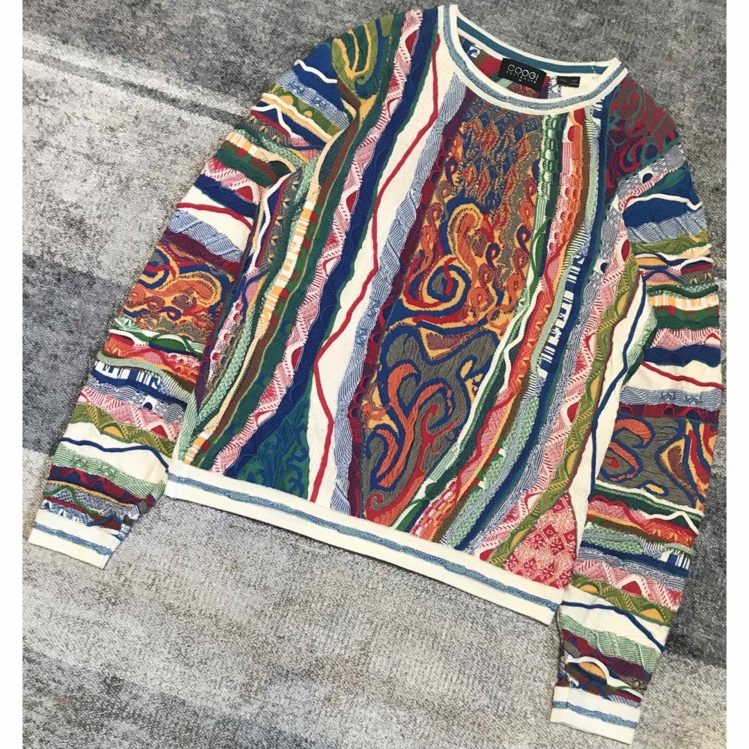 COOGI - 超レア Russ着 COOGI クージー 3D コットン ニット COOGI - 超レア Russ着 COOGI クージー 3D コットン ニット