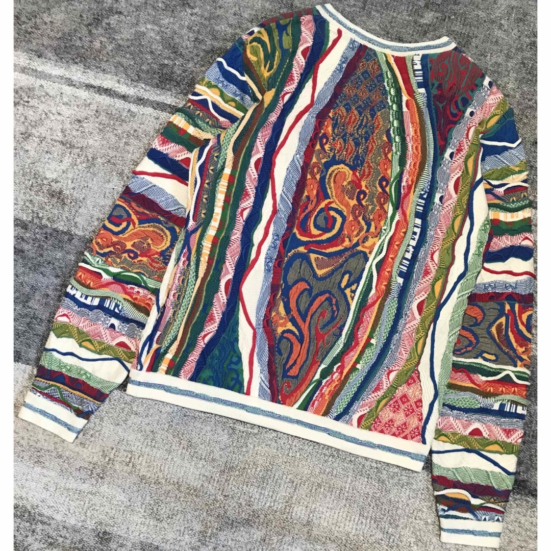 COOGI - 超レア Russ着 COOGI クージー 3D コットン ニット COOGI - 超レア Russ着 COOGI クージー 3D コットン ニット