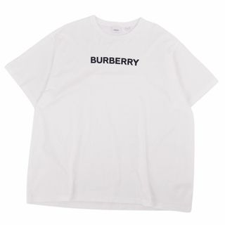 バーバリー(BURBERRY)の美品 バーバリー BURBERRY Tシャツ カットソー 半袖 ショートスリーブ ロゴプリント トップス メンズ XXXL ホワイト(Tシャツ/カットソー(半袖/袖なし))