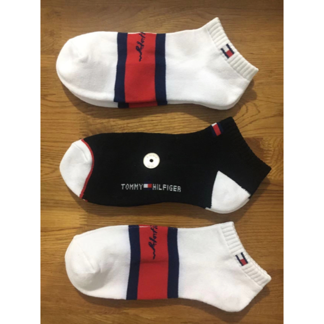 TOMMY HILFIGER(トミーヒルフィガー)の新品トミーヒルフィガーTOMMY HILFIGERメンズ3足セット824 メンズのレッグウェア(ソックス)の商品写真