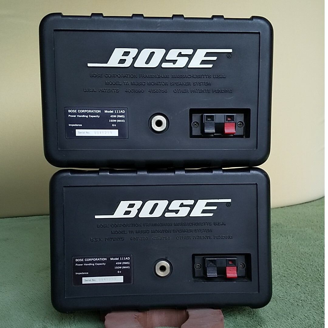 BOSE(ボーズ)のBOSE 111AD ペア スマホ/家電/カメラのオーディオ機器(スピーカー)の商品写真