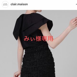 ブラウス　ノースリーブ　CLAIR MAISON(シャツ/ブラウス(半袖/袖なし))