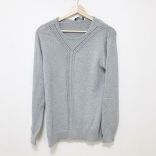 ジョンスメドレー(JOHN SMEDLEY)のJOHN SMEDLEY(ジョンスメドレー) 長袖セーター サイズXL レディース - グレー クルーネック(ニット/セーター)