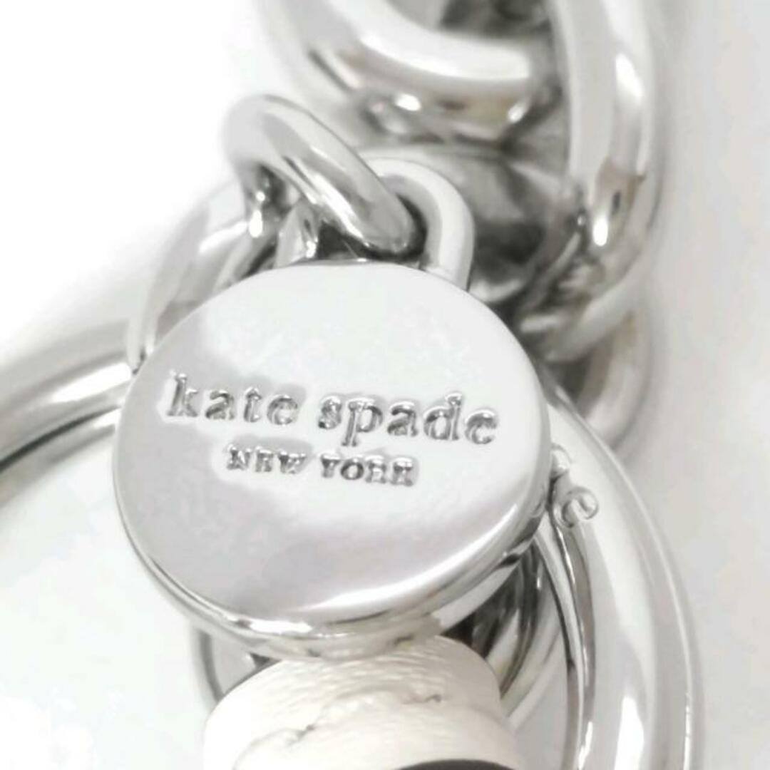 kate spade new york(ケイトスペードニューヨーク)のKate spade(ケイトスペード) キーホルダー(チャーム)美品  - シルバー×グリーン×マルチ カクテル 金属素材 レディースのファッション小物(キーホルダー)の商品写真