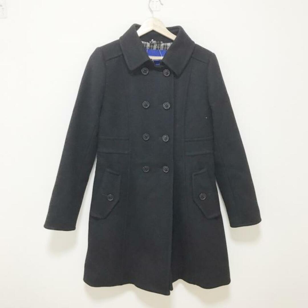 BURBERRY BLUE LABEL(バーバリーブルーレーベル)のBurberry Blue Label(バーバリーブルーレーベル) コート サイズ40 M レディース美品  - 黒 長袖/冬 レディースのジャケット/アウター(その他)の商品写真